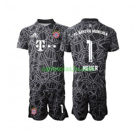 Camisolas de futebol Bayern München Manuel Neuer 1 Guarda Redes Criança Equipamento Alternativa 2022/23 Manga Curta